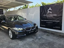 Cinza Usado 2014 BMW 520 Luxury Line Carrinha | € 19.000 (Preço justo)