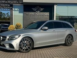 Cinza Usado 2019 Mercedes C300 AMG line Carrinha | € 31.500 (Caro)