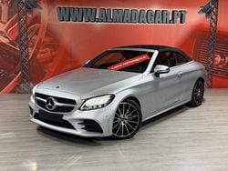 Cinza Usado 2019 Mercedes C180 AMG line Cabrios | € 37.900