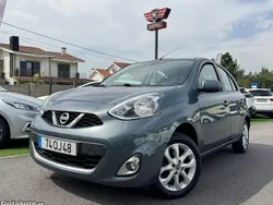 Cinza Usado 2015 Nissan Micra Visia Citadino | € 7.250 (Bom preço)