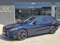 Azul Usado 2021 Mercedes C300 AMG line Carrinha | € 34.500 (Preço elevado)