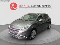 Cinza Usado 2018 Peugeot 208 Style Citadino | € 9.999 (Preço justo)