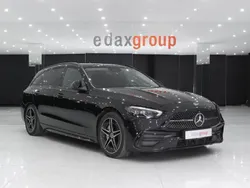 Preto Usado 2022 Mercedes C220 AMG line Carrinha | € 39.990 (Preço justo)