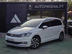 Branco Usado 2017 VW Touran R-line Monovolume | € 19.900 (Preço justo)