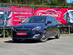 Azul Usado 2014 Peugeot 308 Access | € 10.950 (Preço justo)