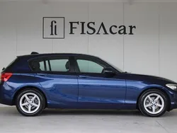 Azul Usado 2018 BMW 116 Advantage Citadino | € 16.400 (Bom preço)
