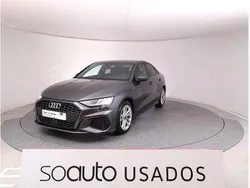 Cinzento escuro Usado 2024 Audi A3 S-Line Sedan | € 28.990 (Preço justo)