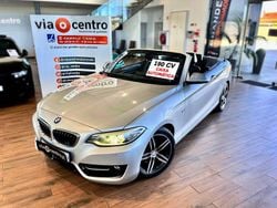 Cinza prata Usado 2015 BMW 220 Sport Line Cabrios | € 17.400 (Super Preço)