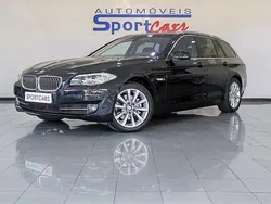 Preto Usado 2011 BMW 520 Exclusive Carrinha | € 13.750 (Preço justo)