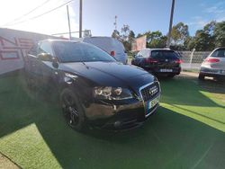 Preto Usado 2008 Audi A3 S-Line Citadino | € 10.490 (Preço justo)
