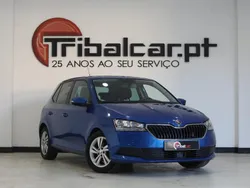 Azul Usado 2021 Skoda Fabia Ambition | € 11.500 (Preço justo)
