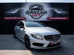 Cinza prata Usado 2015 Mercedes A180 AMG line | € 16.900 (Preço justo)