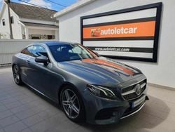 Cinzento Usado 2018 Mercedes E220 AMG line Coupé | € 38.900 (Preço justo)