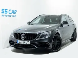 Preto Usado 2019 Mercedes C220 AMG line Carrinha | € 27.490 (Bom preço)