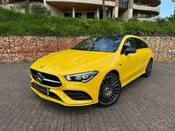 Amarelo Usado 2021 Mercedes CLA250 Shooting Brake AMG line Carrinha | € 28.998