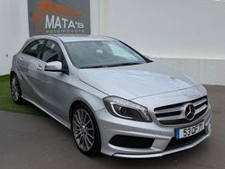 Cinza Usado 2015 Mercedes A180 AMG line | € 17.499 (Preço justo)