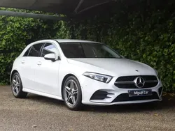 Branco Usado 2019 Mercedes A180 AMG line Citadino | € 26.900 (Preço elevado)
