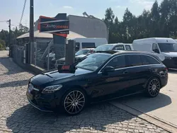 Preto Usado 2019 Mercedes C300 AMG line Carrinha | € 29.500 (Preço justo)