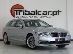 Cinza Usado 2019 BMW 520 Luxury Line Carrinha | € 26.900 (Super Preço)