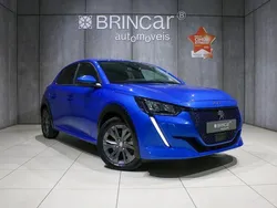 Azul Usado 2021 Peugeot e-208 Allure Citadino | € 16.490 (Bom preço)