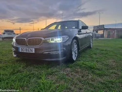 Cinza Usado 2017 BMW 520 Luxury Line Carrinha | € 23.990 (Preço justo)