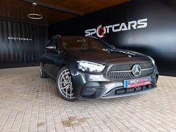 Cinza Usado 2022 Mercedes E220 AMG line Carrinha | € 43.900 (Preço justo)