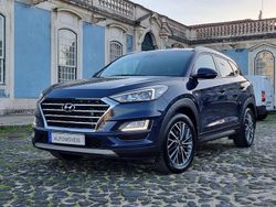 Azul Usado 2019 Hyundai Tucson SUV | € 21.995 (Preço justo)