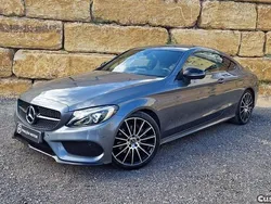 Cinza Usado 2018 Mercedes C220 Coupé | € 36.000 (Preço elevado)