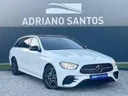 Branco Usado 2022 Mercedes E300 AMG line Carrinha | € 37.900 (Preço elevado)