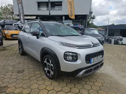 Cinza Usado 2018 Citroën C3 PureTech Citadino | € 13.950 (Preço justo)