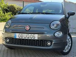 Cinza Usado 2018 Fiat 500 Lounge Citadino | € 10.450 (Bom preço)