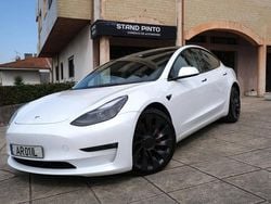 Branco Usado 2022 Tesla Model 3 Performance Sedan | € 31.500 (Preço justo)