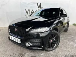 Preto Usado 2017 Jaguar F-Pace R-Sport SUV | € 29.000 (Preço justo)