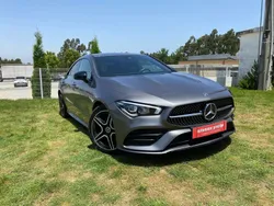 Cinza Usado 2021 Mercedes CLA180 AMG line Sedan | € 35.000