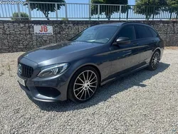 Cinza Usado 2015 Mercedes C220 AMG line Carrinha | € 22.750 (Bom preço)