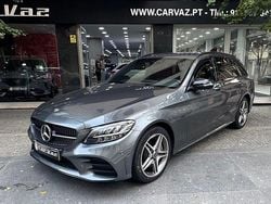 Cinza Usado 2021 Mercedes C300 AMG line Carrinha | € 29.950 (Bom preço)