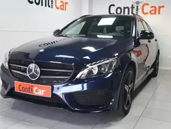 Azul Usado 2016 Mercedes C250 AMG line Carrinha | € 26.990 (Preço justo)