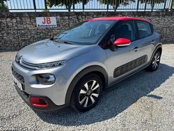 Vermelho Usado 2020 Citroën C3 Shine Citadino | € 13.750 (Preço justo)