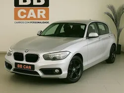 Cinza Usado 2018 BMW 116 Efficient Dynamics Citadino | € 17.900 (Preço justo)