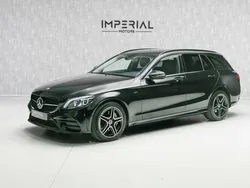 Preto Usado 2019 Mercedes C300e AMG line Carrinha | € 30.950 (Preço justo)
