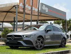 Cinza Usado 2021 Mercedes CLA250e AMG line Sedan | € 32.900 (Super Preço)