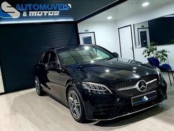 Preto Usado 2019 Mercedes C220 AMG line Sedan | € 33.900 (Preço justo)