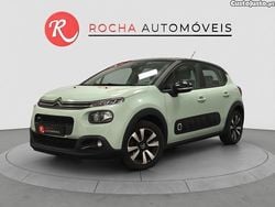 Verde Usado 2019 Citroën C3 PureTech Citadino | € 10.899 (Preço justo)