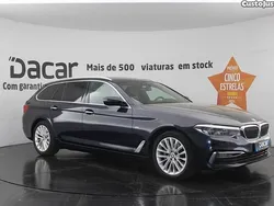 Azul Usado 2018 BMW 520 Luxury Line Carrinha | € 28.399 (Preço justo)
