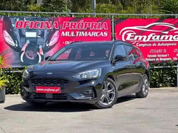 Preto Usado 2019 Ford Focus ST-Line Carrinha | € 12.950 (Preço justo)