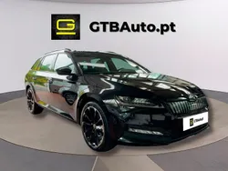 Preto Usado 2022 Skoda Superb SportLine Carrinha | € 37.499 (Preço elevado)