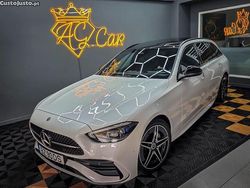 Branco Usado 2022 Mercedes C220 AMG line Carrinha | € 41.990 (Caro)