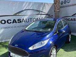 Azul Usado 2017 Ford Fiesta Citadino | € 11.750 (Preço justo)