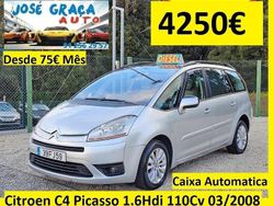Cinzento Usado 2008 Citroën Grand C4 Picasso Monovolume | € 4.250 (Preço justo)