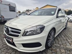 Branco Usado 2015 Mercedes A180 AMG line | € 17.750 (Preço justo)